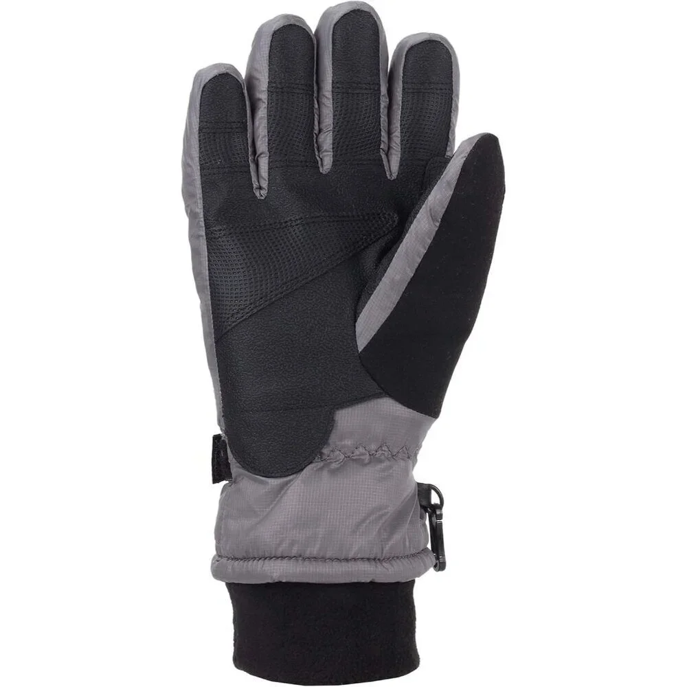 Women's Charcoal 100% Polyester WA575 Quilts Glove Waterproof Glove